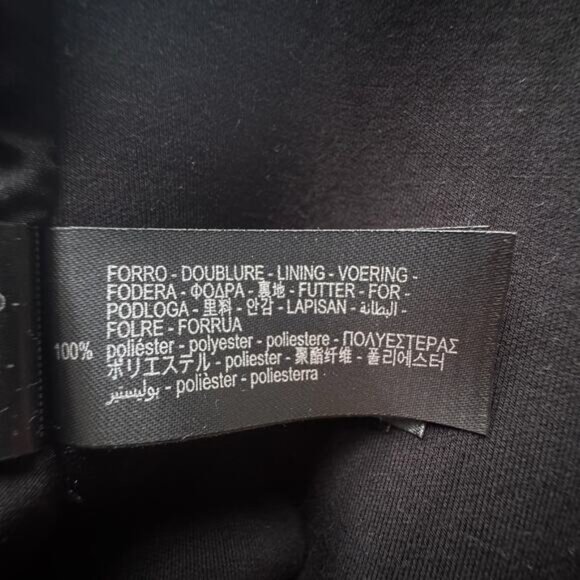 ZARA Combination Puffer Jacket Black - Picture 8 of 12